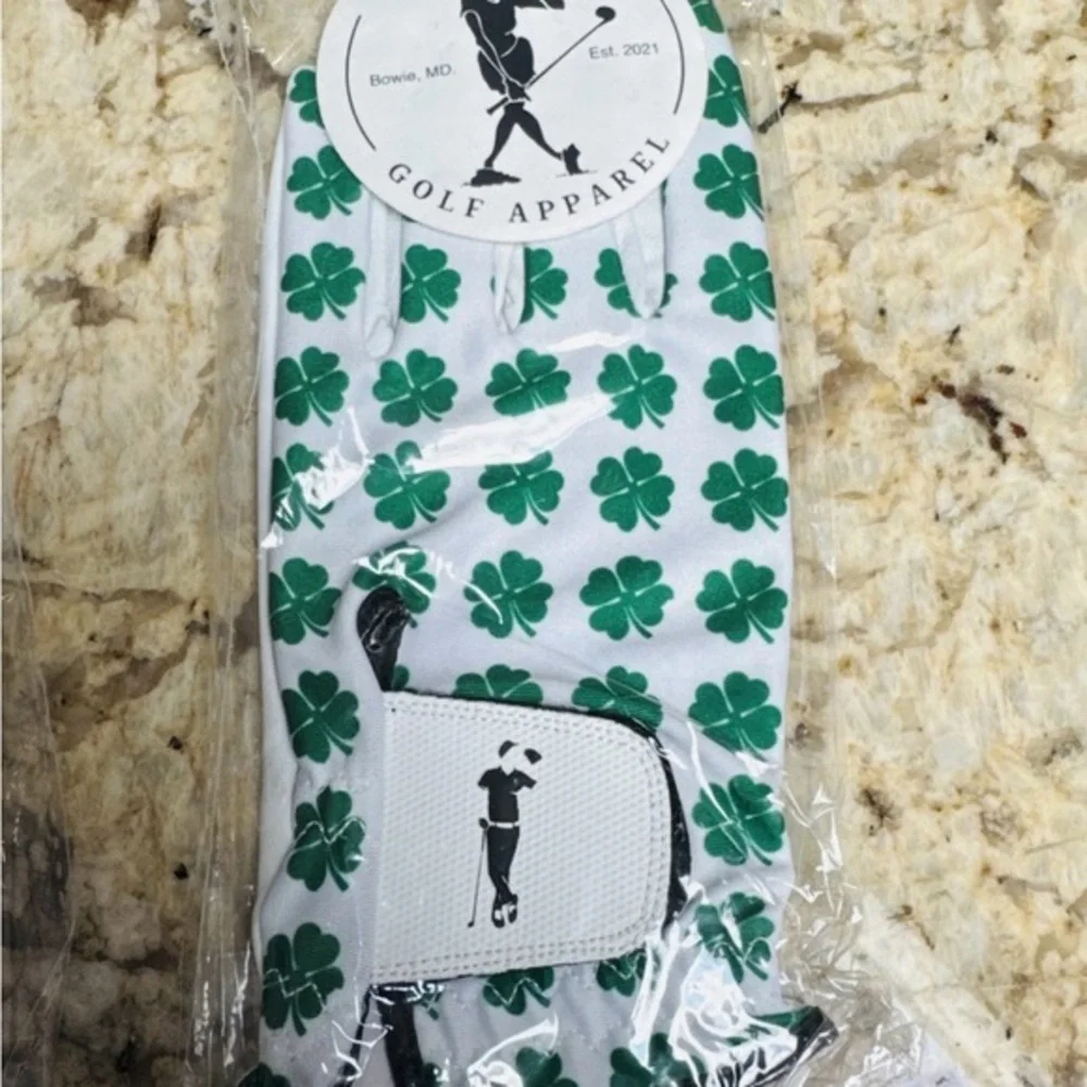 Shanks‎ Gold Apperal - Ladies Left Large - Green Clover